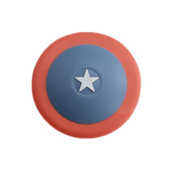 Push Switch Kitchen Sink Filter Deodorizer Cover (Blue Red)