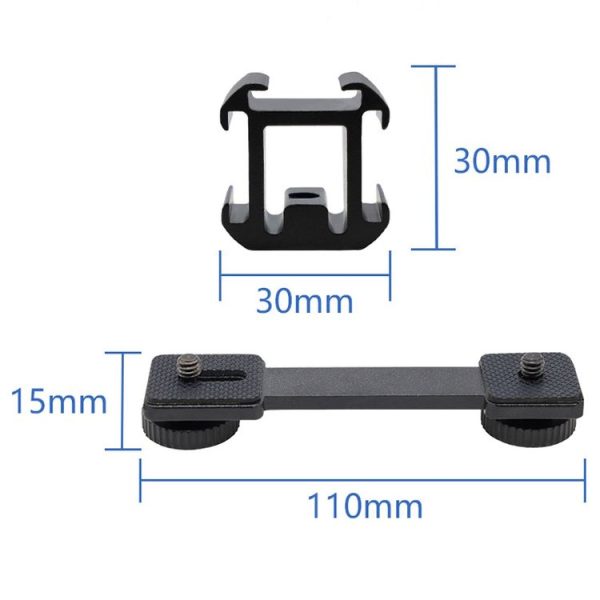 Multifunctional Aluminum Heating Shoe Base Flash Light Bracket Accessories (3 Hot Boots Bracket) - Image 5