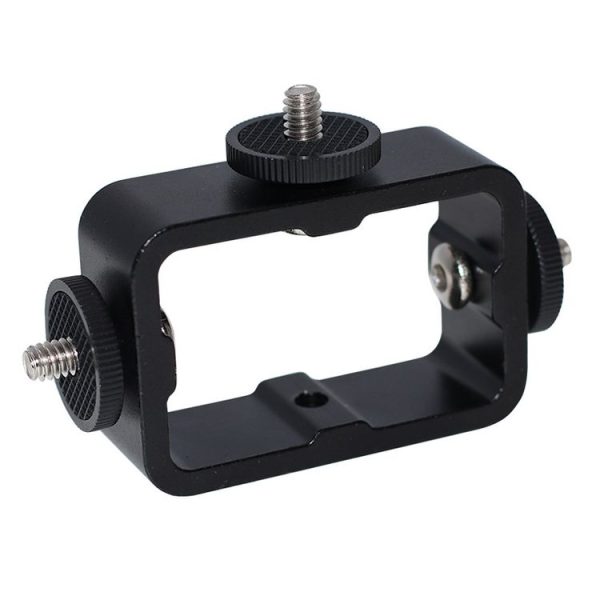 Multi-Device Tripod Mount Adapter Live Broadcast Bracket Mobile Phone Clip Holder (Triple Head Circle)