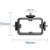 Multi-Device Tripod Mount Adapter Live Broadcast Bracket Mobile Phone Clip Holder (Triple Head Circle) - Image 4