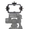 Multi-Device Tripod Mount Adapter Live Broadcast Bracket Mobile Phone Clip Holder (Triple Head Circle) - Image 5