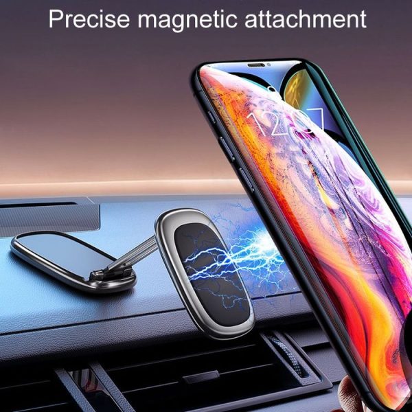 Magnetic Car Phone Holder Automobile Rotatable Multifunctional Folding Stands, Model: Q42 - Image 11