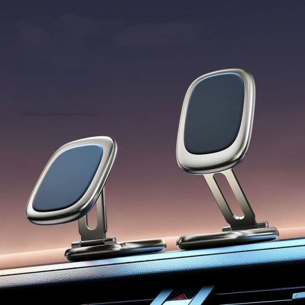 Magnetic Car Phone Holder Automobile Rotatable Multifunctional Folding Stands, Model: Q42 - Image 2