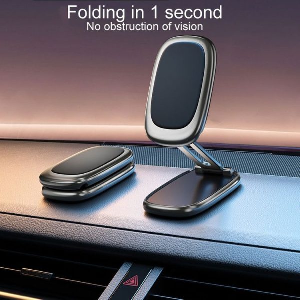 Magnetic Car Phone Holder Automobile Rotatable Multifunctional Folding Stands, Model: Q42 - Image 6