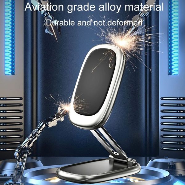 Magnetic Car Phone Holder Automobile Rotatable Multifunctional Folding Stands, Model: Q42 - Image 9