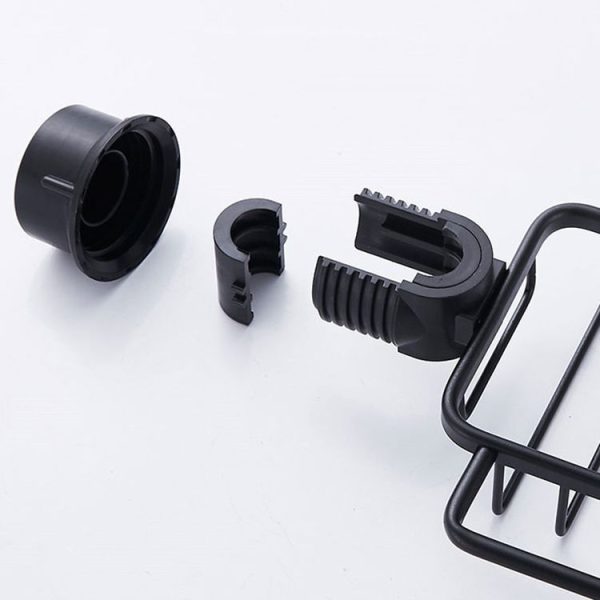 Kitchen Faucet Shelf No-Punch Sink Rag Drainage Basket Sponge Drainage Storage Rack, Style: A Silver - Image 4