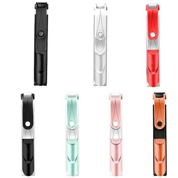 XT09 Live Cell Phone Tripod Selfie Stick Bracket Bluetooth Selfie Stick (Black) - Image 3