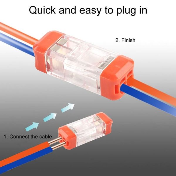 4pcs Direct Insertion Of Quick Terminal Block Wire Connector Clamps, Model: NC-22 - Image 10