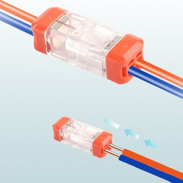 4pcs Direct Insertion Of Quick Terminal Block Wire Connector Clamps, Model: NC-22 - Image 3