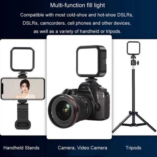 Portable Phone Desktop Live Fill Light Mini Pocket Light Shooting Camera Fill Lamp, Style: Standard White Light - Image 10