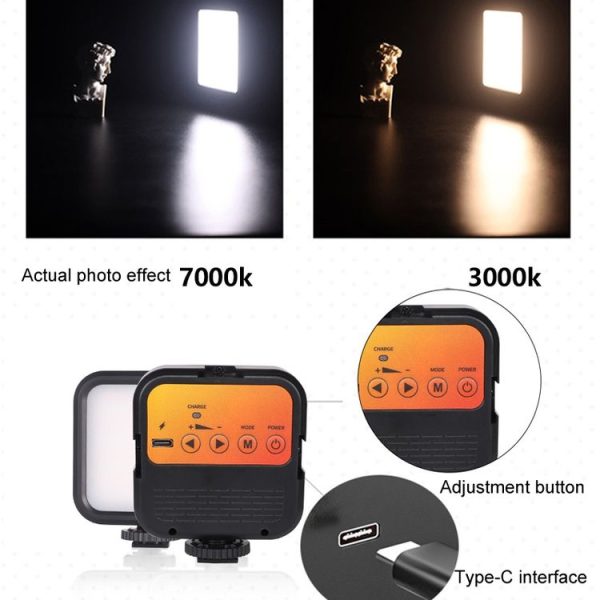 Portable Phone Desktop Live Fill Light Mini Pocket Light Shooting Camera Fill Lamp, Style: Standard White Light - Image 5