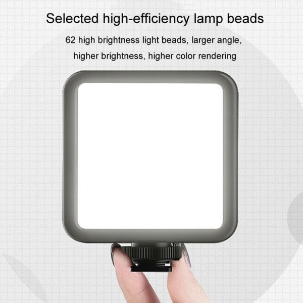 Portable Phone Desktop Live Fill Light Mini Pocket Light Shooting Camera Fill Lamp, Style: Standard White Light - Image 6
