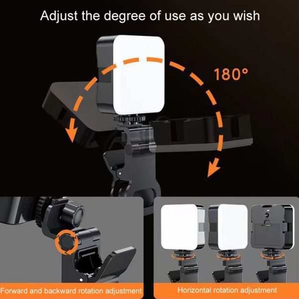 Portable Phone Desktop Live Fill Light Mini Pocket Light Shooting Camera Fill Lamp, Style: Standard White Light - Image 9