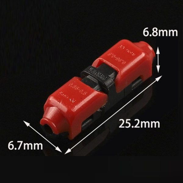 Straight Plug Quick Terminal Block No Strip Multifunctional Wire Connector, Model: H1 - Image 2