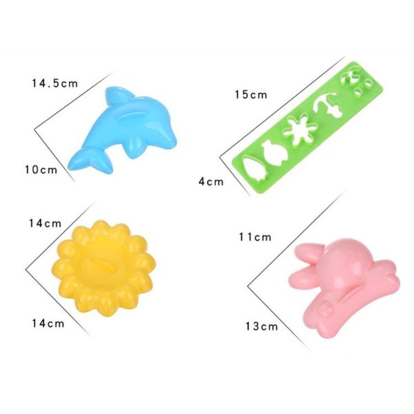 4pcs / Set Rabbit Dolphin Rice Sushi DIY Mold - Image 2