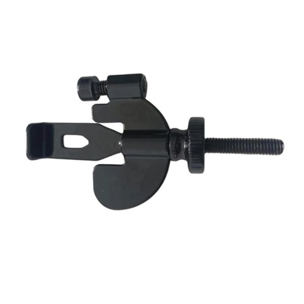Household Anti-Theft Door Stopper Portable Anti-Pervert Device, Color: Adjustable Black