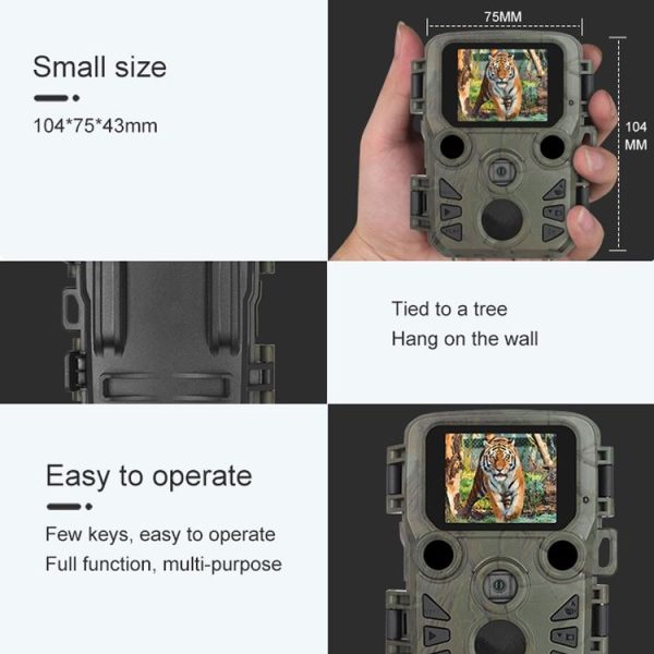 H511C HD Outdoor Hunting Camera Night Vision Monitoring Animal Infrared Sensing Camera - Image 5