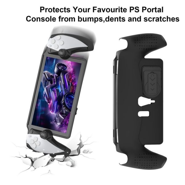 PlayStation Portal Handle JYS TPU Protective Case With Stand (White) - Image 4