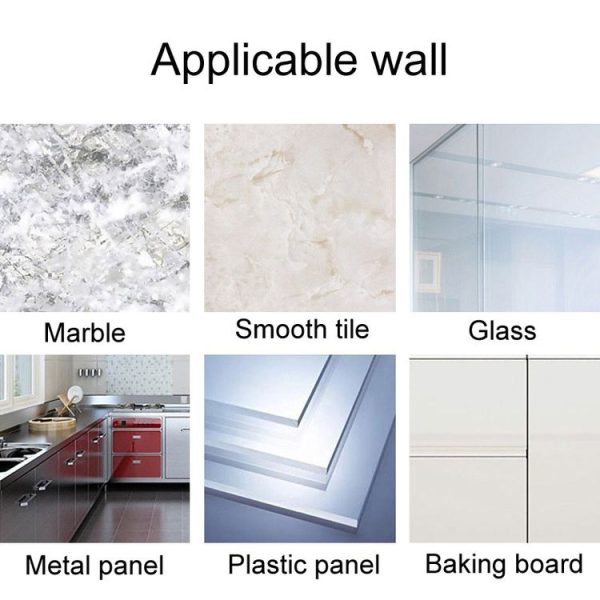10pcs Toilet Shampoo Shower Gel Hanging Shelf No-Punch Bathroom Shelves (Transparent Patch Model) - Image 3