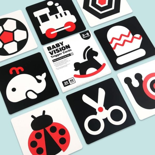 20pcs / Book Baby Early Learning Card Children Eye Care Visual Stimulation Card, Style: 1-order Black And White - Image 9