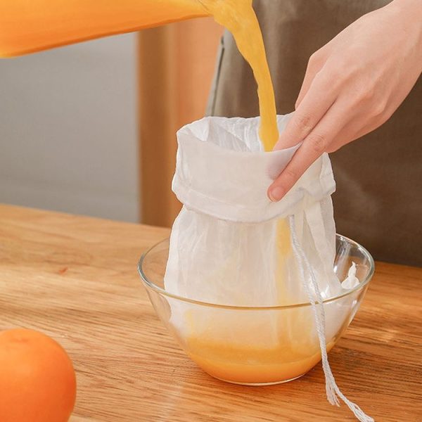 2pcs / Pack Household Soymilk Dregs Filter Bag Juice Filter Mesh Pouch, Specification: 80 Mesh - Image 10