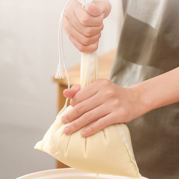 2pcs / Pack Household Soymilk Dregs Filter Bag Juice Filter Mesh Pouch, Specification: 80 Mesh - Image 2