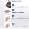 5pcs D1-2 Push Type Mini Wire Connection Splitter Quick Connect Terminal Block (Orange) - Image 6
