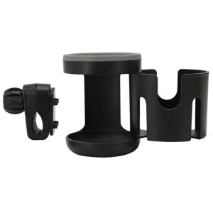 JOYBI 2 in 1 Stroller Water Cup Bottle Double Holder (Clip Style)