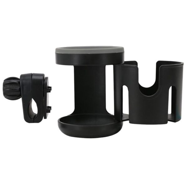 JOYBI 2 in 1 Stroller Water Cup Bottle Double Holder (Clip Style)