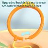 Kids Portable Glowing Ankle Skip Ball One Foot Bouncing Balls, Spec: Standard Version Yellow - Image 5