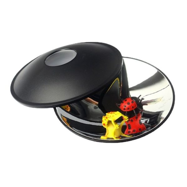 3D Mirascopel Visual Illusion Box Optical Holographic Projection Physical Imaging Educational Science Toys (Frog+Ladybug)
