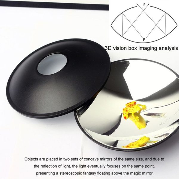 3D Mirascopel Visual Illusion Box Optical Holographic Projection Physical Imaging Educational Science Toys (Frog+Ladybug) - Image 4