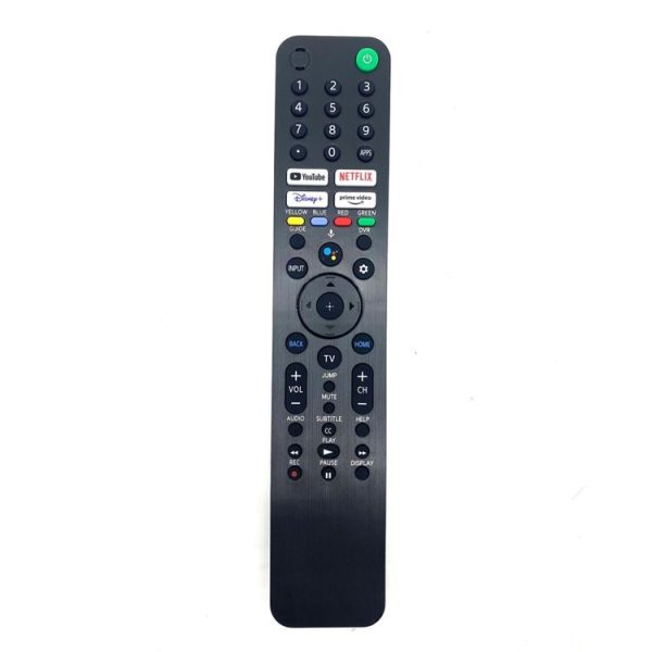 RMF-TX520U Bluetooth Voice Remote Control For Sony Smart TV KD-43X80J KD-43X85J (Black)