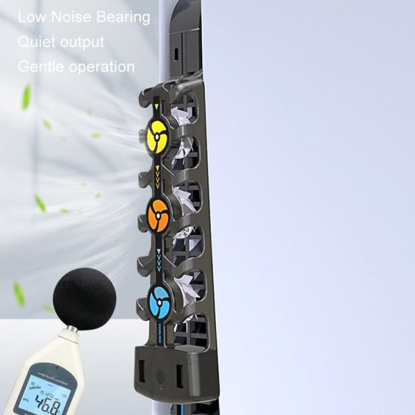 HHC-P5032 For PS5 Host Cooling Fan Hollow Cooling Heat Sink Multi-Color LED Light Three-Speed Cooling Fan Accessories - Image 4