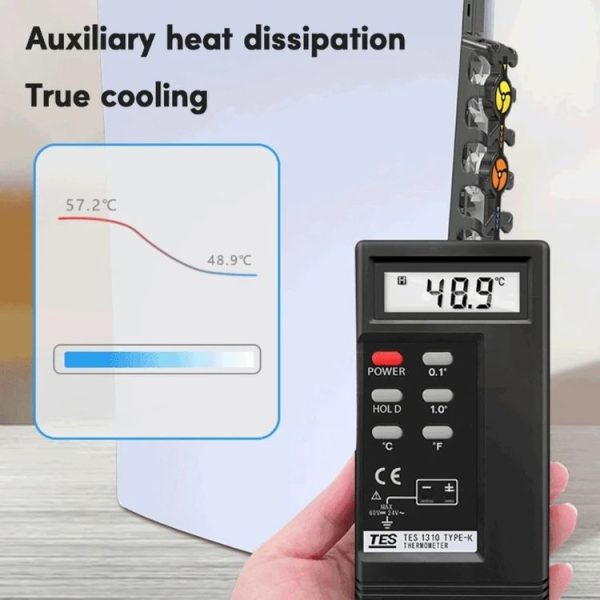 HHC-P5032 For PS5 Host Cooling Fan Hollow Cooling Heat Sink Multi-Color LED Light Three-Speed Cooling Fan Accessories - Image 8