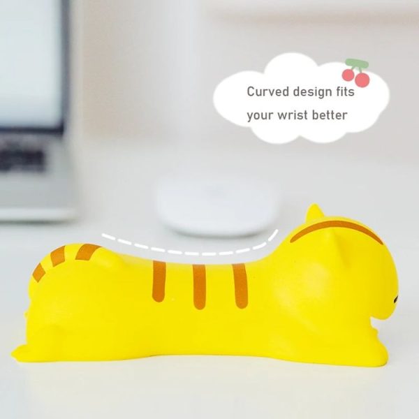 Decompression Memory Foam Mouse Pad Cute Desktop Mouse Wrist Cushion Hand Rest, Pattern: Cat - Image 5