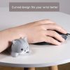 Decompression Memory Foam Mouse Pad Cute Desktop Mouse Wrist Cushion Hand Rest, Pattern: Cat - Image 6