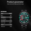 Curren 8402 Calendar Six-Hand Steel Strap Business Quartz Watch, Color: Rose Shell Blue - Image 9