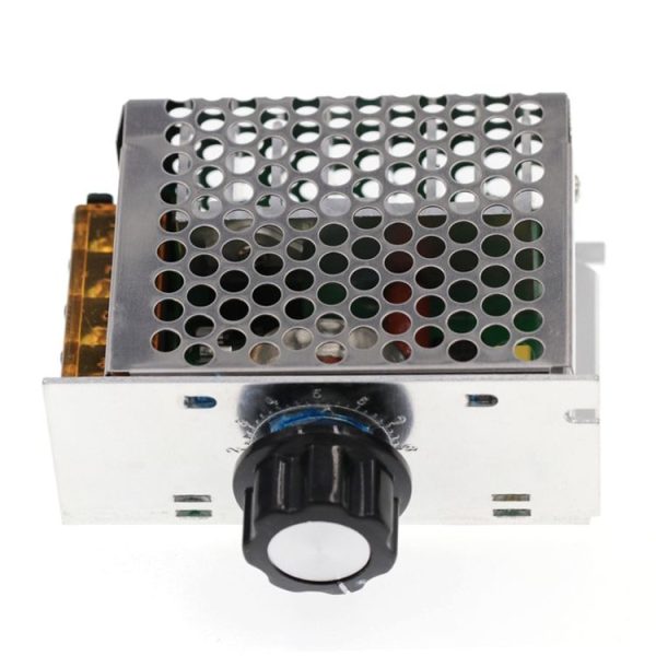 SCR Electronic Voltage Regulator Dimmer, Speed Regulation, Temperature Regulation, With Fuse Housing - Image 2