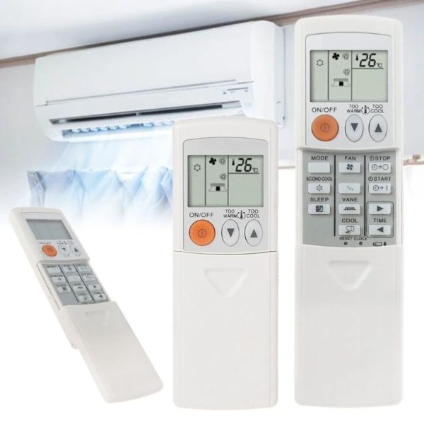 Mitsubishi KD06ES Air Conditioner Remote Control Replacement Parts (White) - Image 2