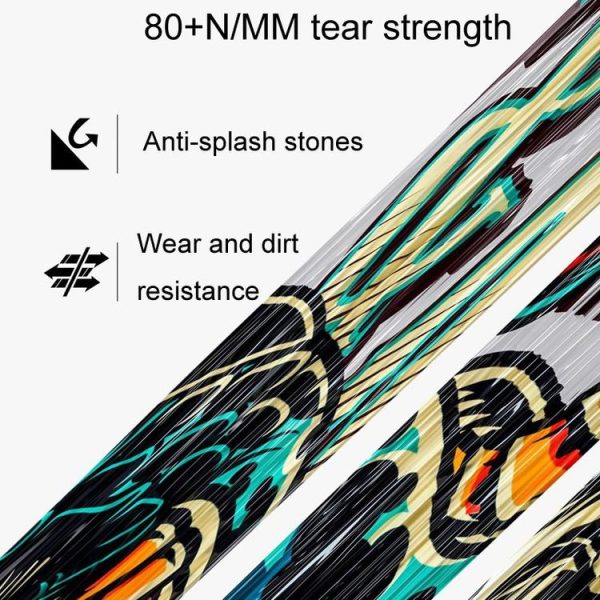 ENLEE E-2210 10pcs / Set Bicycle Jersey Stickers Mountain Bike Frame Protection Adhesive Tape, Model: Transparent - Image 8