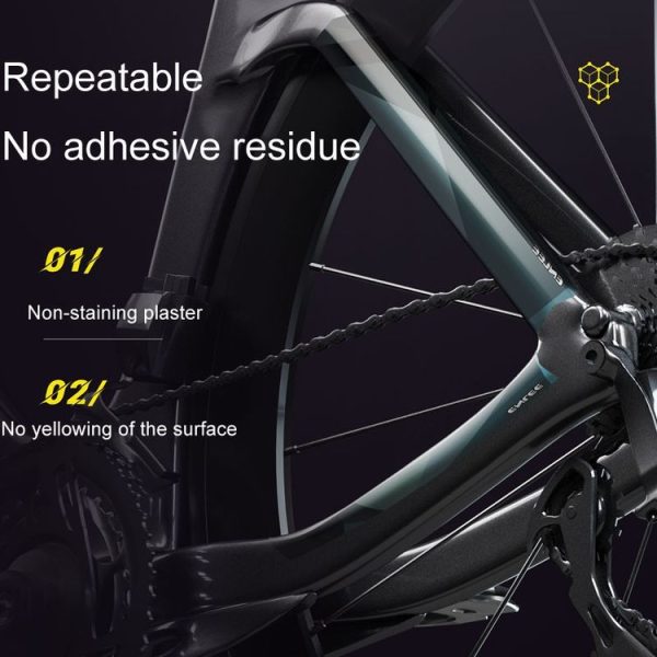 ENLEE E-2210 10pcs / Set Bicycle Jersey Stickers Mountain Bike Frame Protection Adhesive Tape, Model: Transparent - Image 9