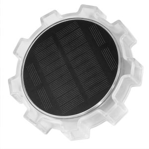 Gear Shape Solar Outdoor Garden Decoration Atmosphere Wall Light (White Light)
