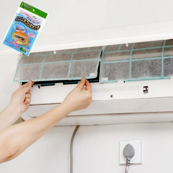 2pcs / Pack Cuttable Air Conditioner Filter Papers Anti-Dust Wind Outlet Filter Net (007b11) - Image 2