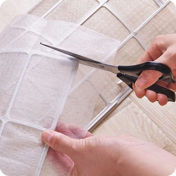 2pcs / Pack Cuttable Air Conditioner Filter Papers Anti-Dust Wind Outlet Filter Net (007b11) - Image 3