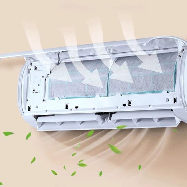 2pcs / Pack Cuttable Air Conditioner Filter Papers Anti-Dust Wind Outlet Filter Net (007b11) - Image 7