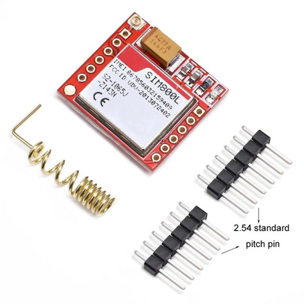 SIM800L GPRS Adapter Board GSM Module Micro SIM Card Core Board GSM Mod (With Antenna) - Image 5