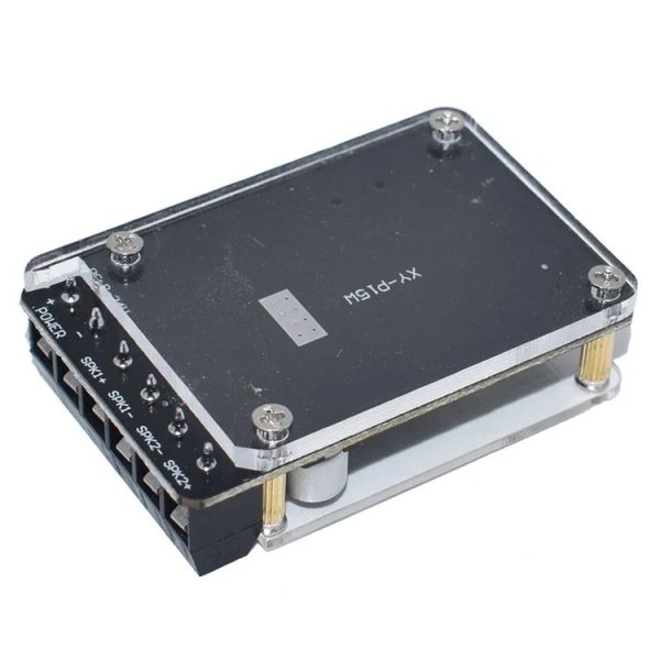 XY-P15W 10W / 15W / 20W Stereo Bluetooth Amplifier Board 12V / 24V Digital Amplifier Module (With Shell) - Image 2