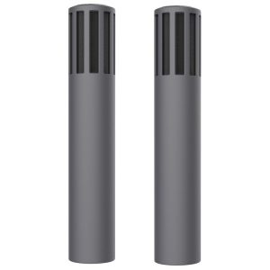 Teslamic Microphone 1pair Silicone Protective Case Wireless Mic Cover (Advanced Gray)