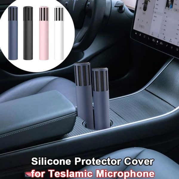 Teslamic Microphone 1pair Silicone Protective Case Wireless Mic Cover (Advanced Gray) - Image 2